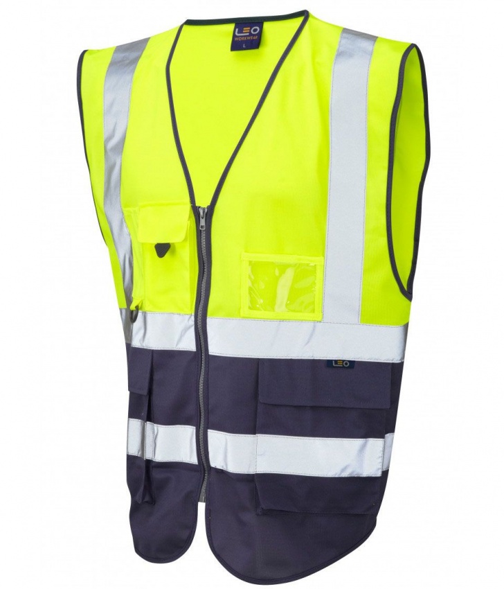 LYNTON ISO 20471 Class 1* Vest - Yellow-Navy